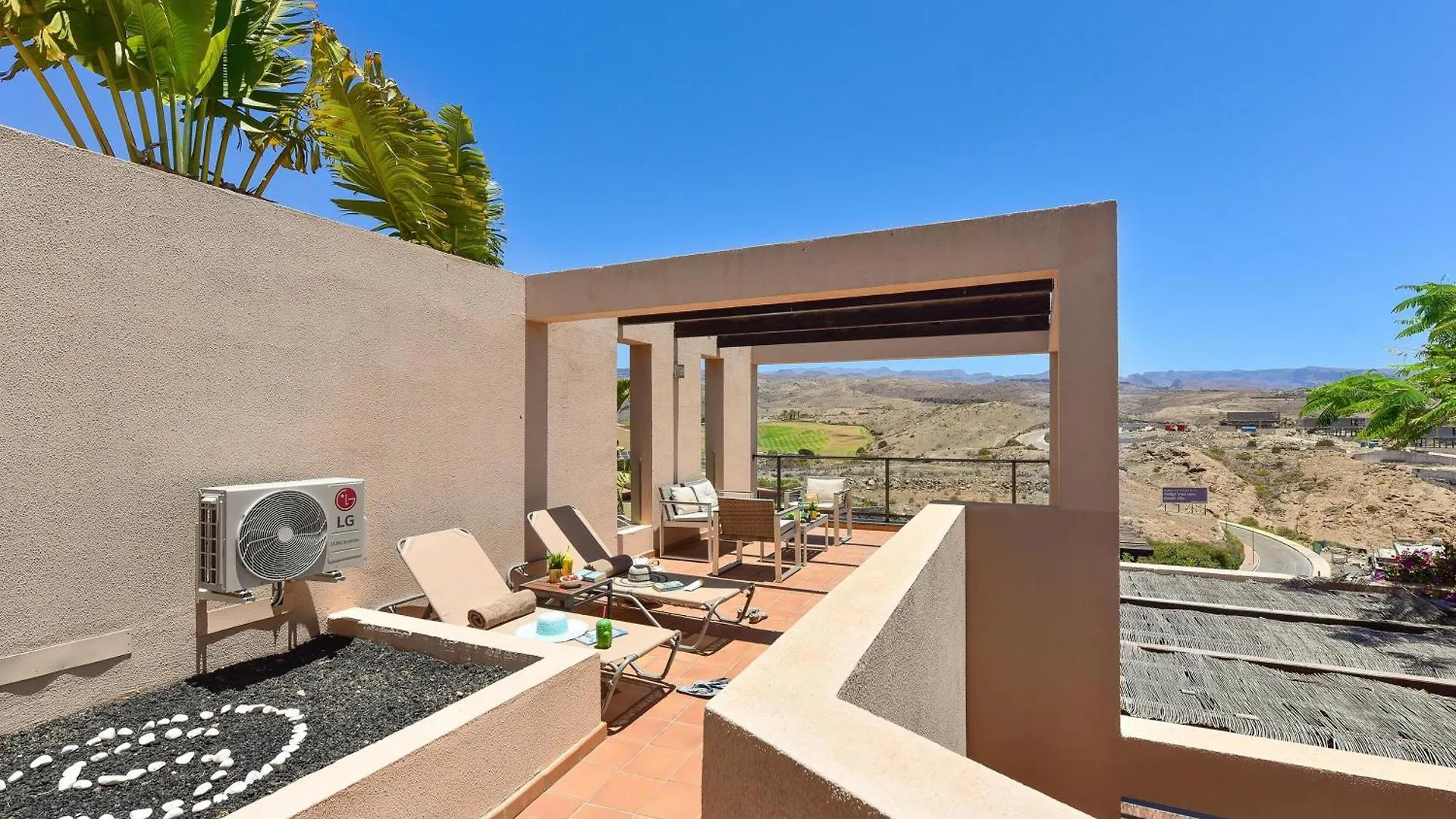 Villa Salobre Terraza Uno | Luxury Retreat In Gran Canaria | Private Outdoor Pool | Bbq Facilities | Shaded Outdoor Dining Area | Salobre Golf Resort Las Palmas de Gran Canaria Spain