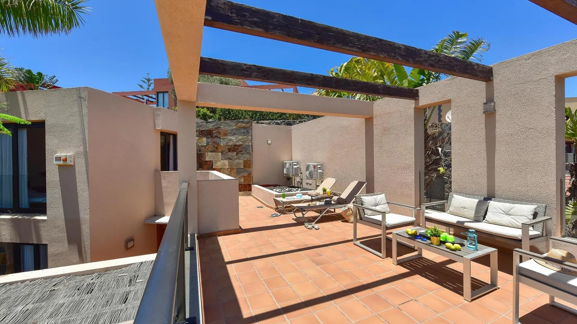 Villa Salobre Terraza Uno | Luxury Retreat In Gran Canaria | Private Outdoor Pool | Bbq Facilities | Shaded Outdoor Dining Area | Salobre Golf Resort Las Palmas de Gran Canaria