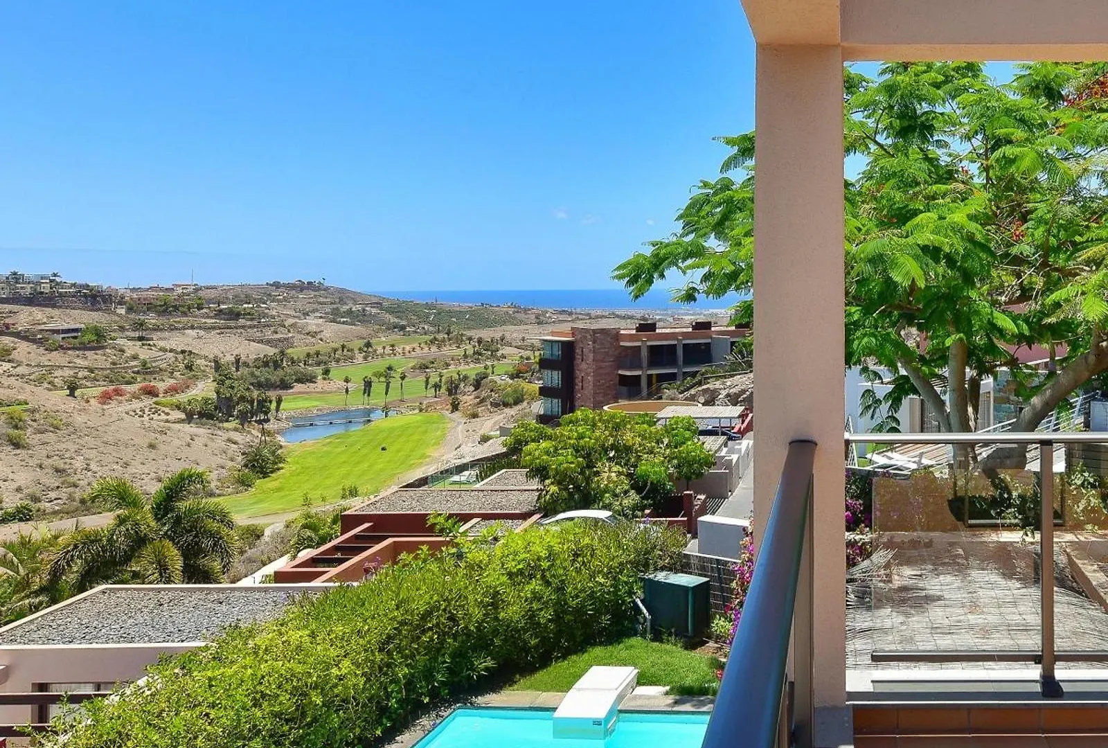 Villa Salobre Terraza Uno | Luxury Retreat In Gran Canaria | Private Outdoor Pool | Bbq Facilities | Shaded Outdoor Dining Area | Salobre Golf Resort Las Palmas de Gran Canaria Spain